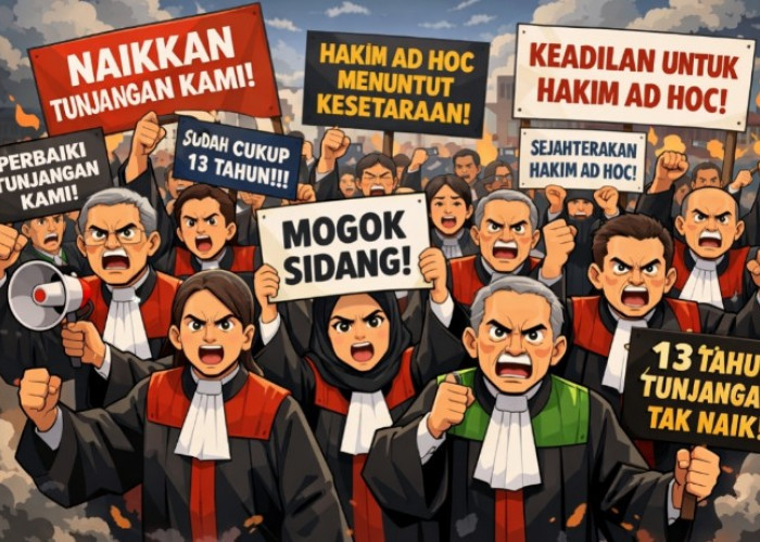 Lebih dari Satu Dekade Tunjangan Tak Naik, Hakim Ad Hoc Tipikor hingga HAM Ancam Mogok Nasional