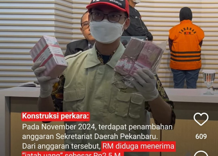 Korupsi Berjemaah di Pekanbaru, Rp6,82 Miliar Disita, Pj Wako dan Sekda Tersangka Ini Penggantinya