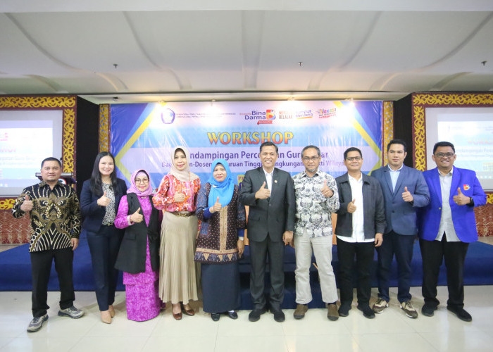 Universitas Bina Darma Palembang Jadi Tuan Rumah Pendampingan Percepatan Guru Besar LLDIKTI Wilayah II