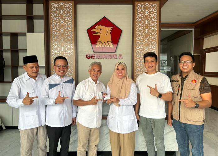 Mantan Sekda Kota Palembang Bergabung Dengan Partai Gerindra 