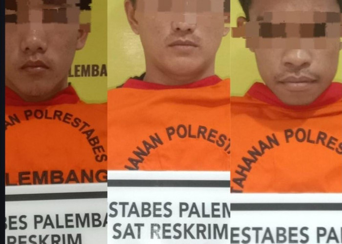 Ladas! Potong Kabel Lampu Jalan 3 Sekawan Kepergok Polisi, Langsung Diciduk 