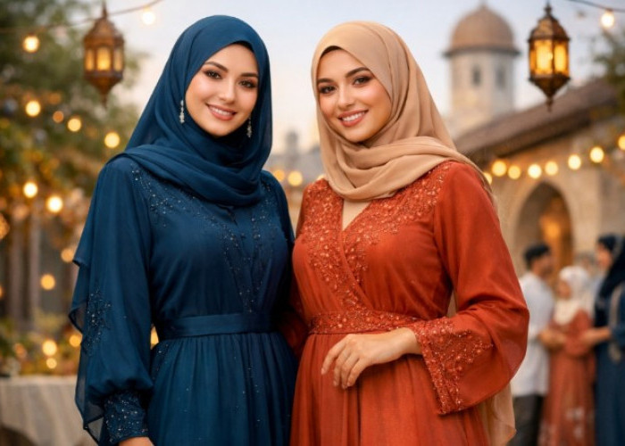 Menguak Alasan Midnight Teal dan Warm Terracotta Jadi Tren Warna Favorit Baju Lebaran 2026