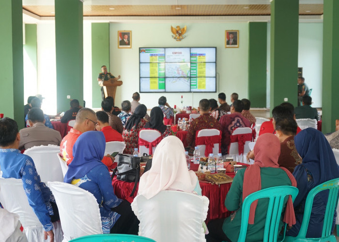 Dukung Asta Cita, Kodim 0402/OKI Komsos Bersama Aparat Pemerintah