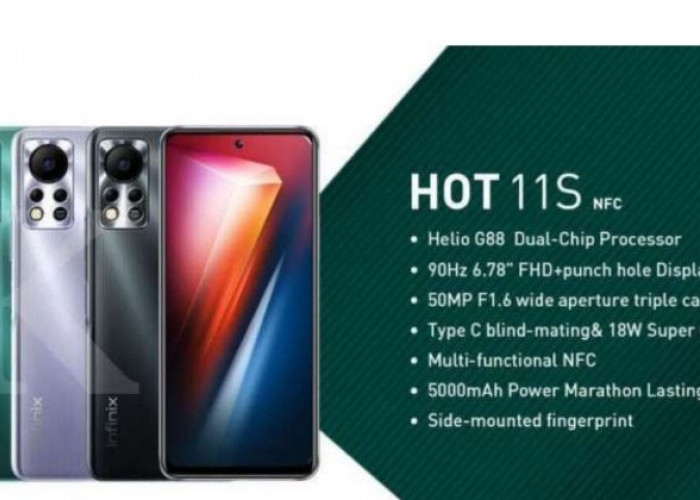 Infinix Hot 11S NFC: Fitur Mewah Kelas Menengah, Harga Ramah di Kantong dibawah Rp2 Jutaan