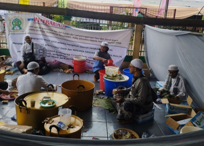 Nyaris Kurang, Puncak Ziarah Kubro di Palembang Habiskan 1 Ton Beras dan 8 Kuintal Kambing
