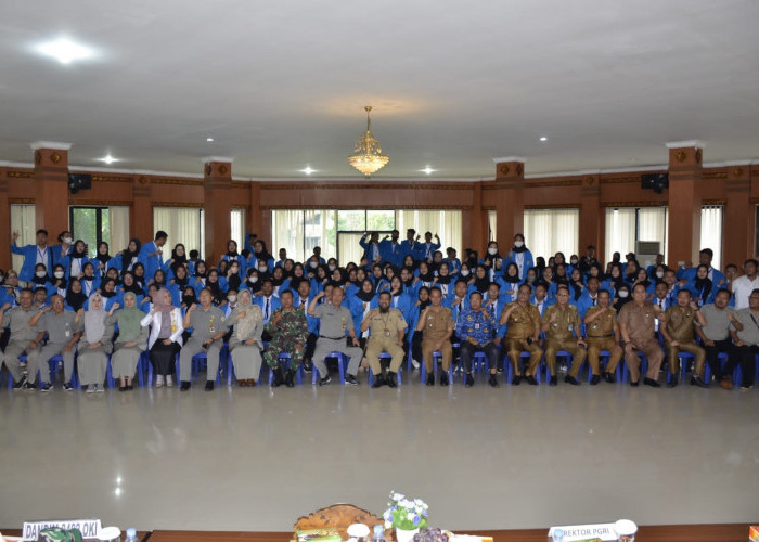 OKI Terima 150 Mahasiswa PGRI KKN di Enam Kecamatan 