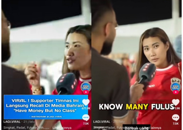 Supporter Cewek Indonesia Ini Skakmat Media Bahrain Sebut 'Bahrain Punya Banyak Uang Tapi Tak Berkelas