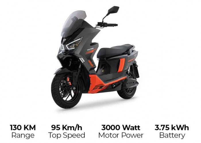 Polytron Fox 350 Cocok untuk Perjalanan Jarak Jauh dan Touring: Skuter Listrik Lokal Performa Premium 