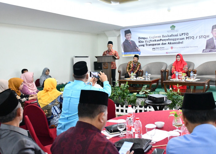 Wujudkan Masyarakat Cinta Al-Quran, Kemenag Sumsel Gelar Revitalisasi LPTQ
