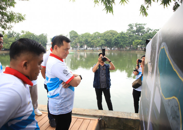 Kawasan Jogging Kambang Iwak Palembang, PJ Gubernur Sumsel: Perbanyak Fasos dan Fasum