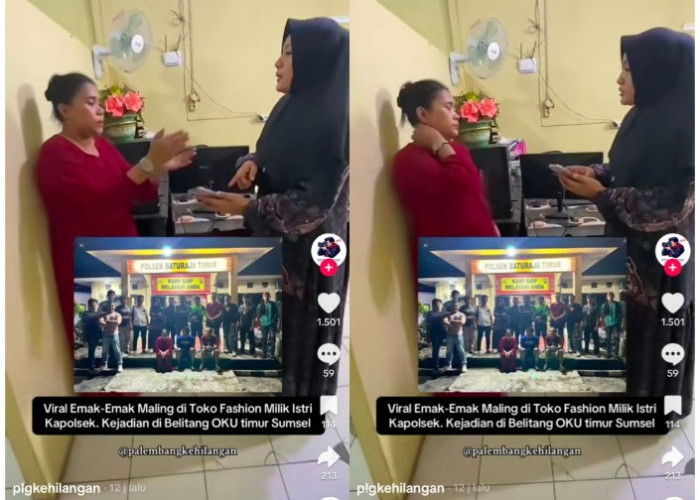 Viral Emak-Emak di OKUT Nekat Mencuri di Toko Milik Istri Kapolsek, Berkali-Kali Ucap 'Demi Allah'