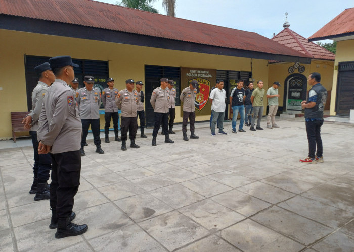 Pastikan Keamanan Wilayah Tetap Kondusif di Hari Libur, Polsek Indralaya Ogan Ilir Standby-kan Personel