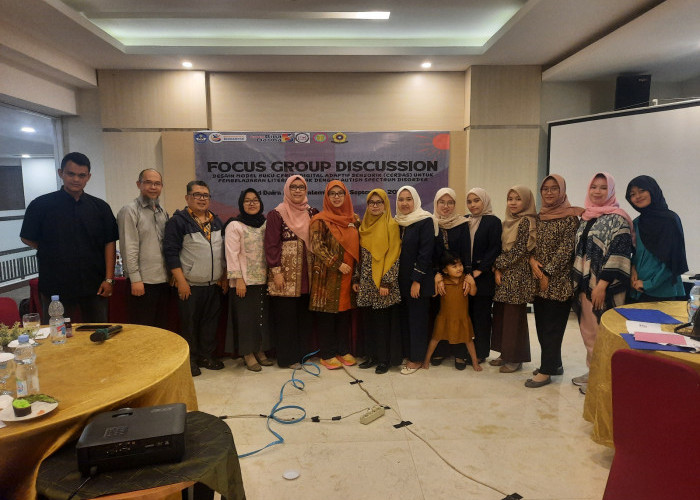 Universitas Bina Darma Kembangkan Buku Cerita Digital Adaptif untuk Anak ASD Lewat FGD Inovatif