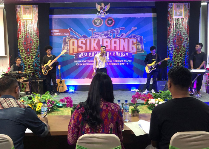 Musik Mampu Lawan Narasi Terorisme, ASIK BANG Tahun 2023 Perdana di Kupang