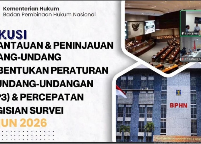 Kanwil Kemenkum Babel Ikuti Pemantauan UU P3, Fokus Kualitas Regulasi Daerah