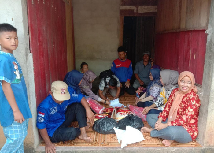 Pemkab Muba Gerak Cepat Bantu Korban Angin Kencang dan Kebakaran Rumah di Desa Tanjung Agung Selatan Kecamatan