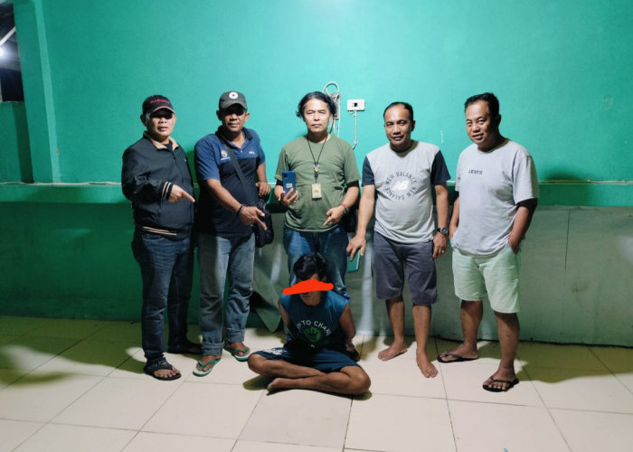 Polisi Tangkap Pencuri Handphone di Desa Bumi Pratama Mandira OKI 