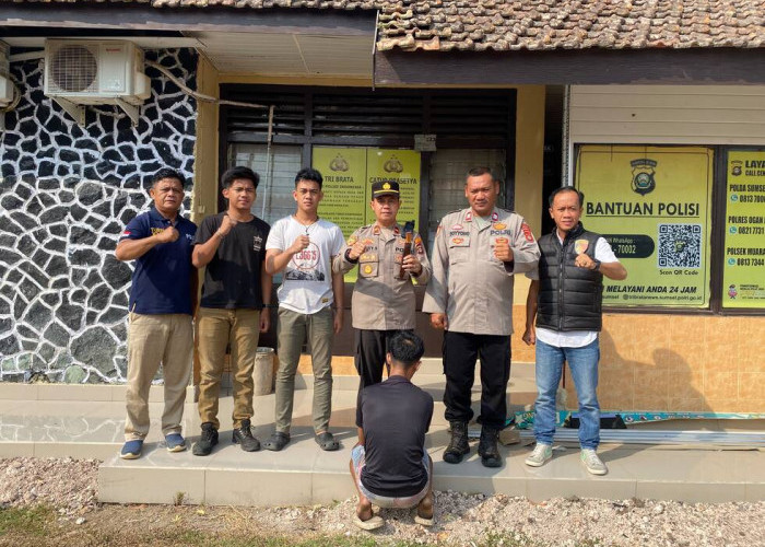 Bawa Senjata Tajam Saat Razia KRYD, Pria di Seri Kembang Ogan Ilir Diamankan Polsek Muara Kuang
