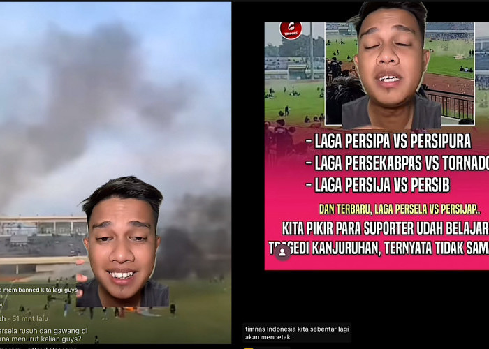 Sanksi FIFA Menanti? Gawang Dibakar Oknum Suporter Persela Lamongan, Bayangin Salahnya Gawang Apa Sih?