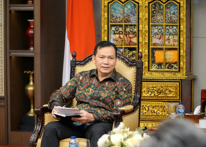 Pj Gubernur Sumsel Elen Setiadi Terima Audiensi PT Yodya Karya Bahas Kelanjutan Pembangunan Masjid Sriwijaya 