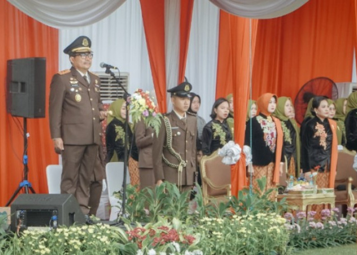 Kajati Sumsel Pimpin Upacara Harlah Kejaksaan RI ke-80, Ajak Jajaran Junjung Tinggi Integritas