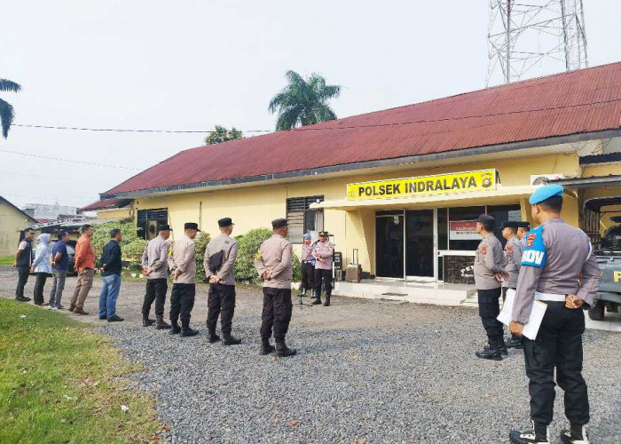 Sukses Berikan Pelayanan Prima ke Masyarakat Saat Ramadan & Idul Fitri, Kapolsek Indralaya Apresiasi Personel