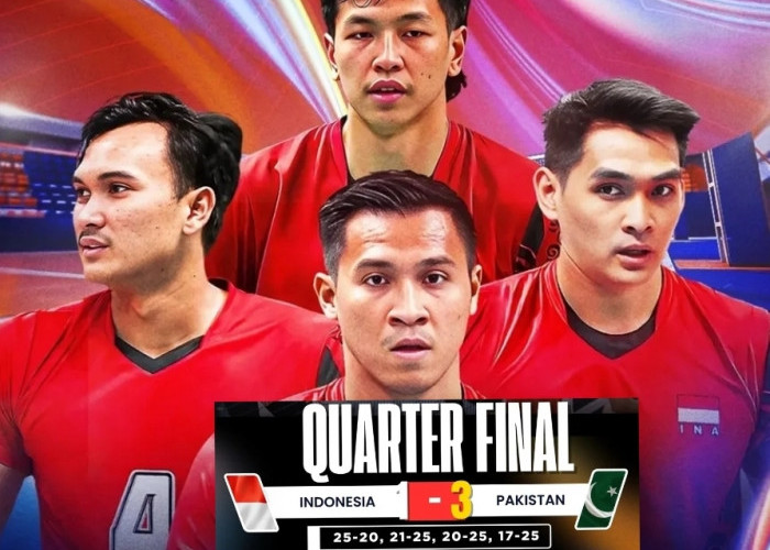 Timnas Voli Putra Indonesia Gagal ke Semifinal AVC Nations Cup 2025, Kalah 1-3 dari Pakistan