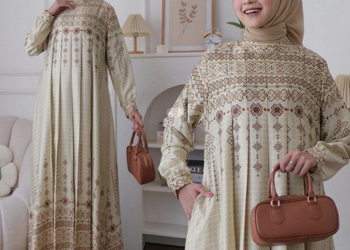Lebaran Idulfitri Kenakan Gamis Serat Bambu, Unggul Sejuk Dipakai Cocok Kulit Sensitif