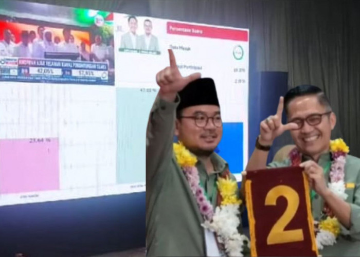 RDPS Unggul Jauh dalam Quick Count Pilwako Palembang, Ratu Dewa: ‘Tak Ada Lagi Paslon 1, 2, 3’ 