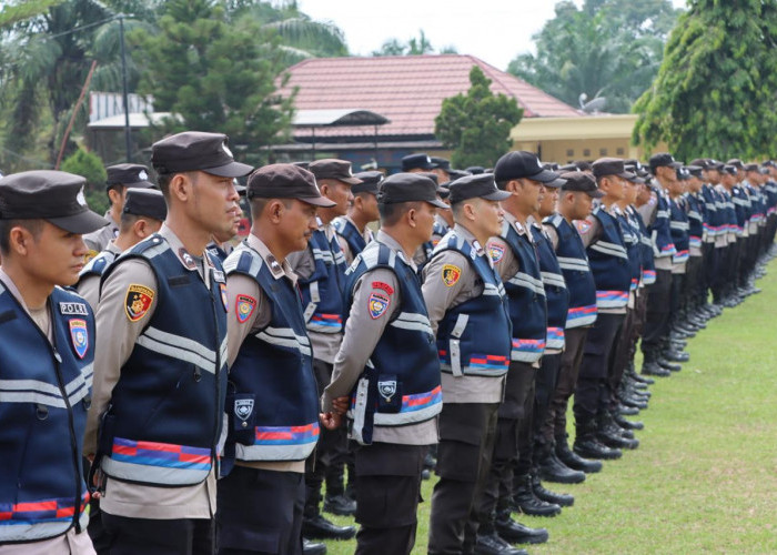 Jelang Pilkada Serentak 2024, Polres Ogan Ilir Gelar Apel Bhabinkamtibmas 