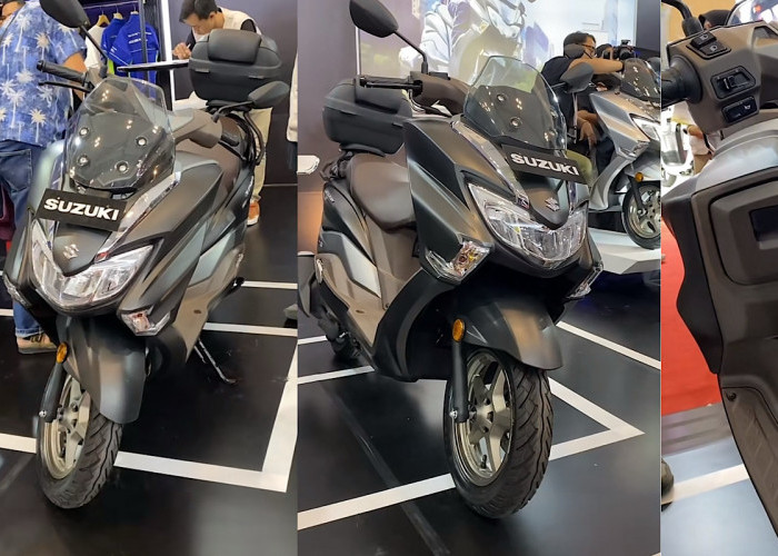 Spek Burgman 150 ‘Adik Kandung Burgman 250’ Pakai Mesin SOHC 149cc Satu Silinder Dengan Pembakaran Injeksi 