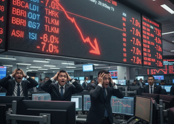 IHSG Tersungkur Hari Ini: Layar Bursa Berubah Jadi Alarm Merah, Berikut Saham Blue Chip yang Kena ARB 