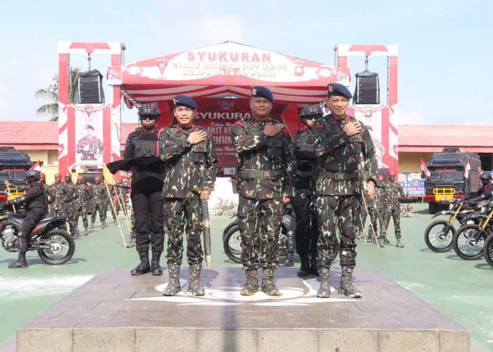 HUT ke-80 Brimob, Kapolda Sumsel Tekankan Profesionalisme dan Sinergi