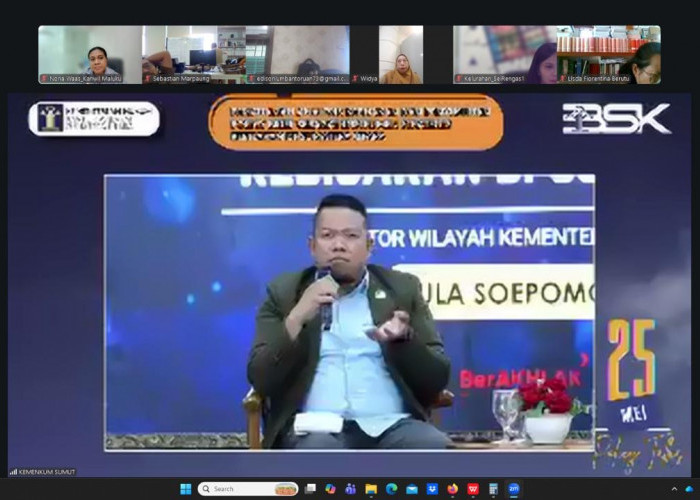 Kemenkum Sumsel Ikuti Policy Talks Sumut, Bahas Penguatan Analisis Kebijakan dan Penyusunan Policy Brief