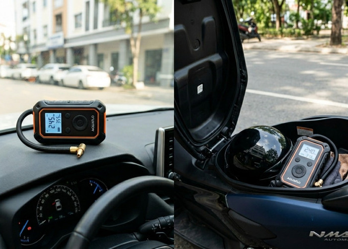 Pompa Ban Mini Tanpa Kabel Sekecil Ini? Muat di Dashboard dan Tetap Kuat Isi Angin