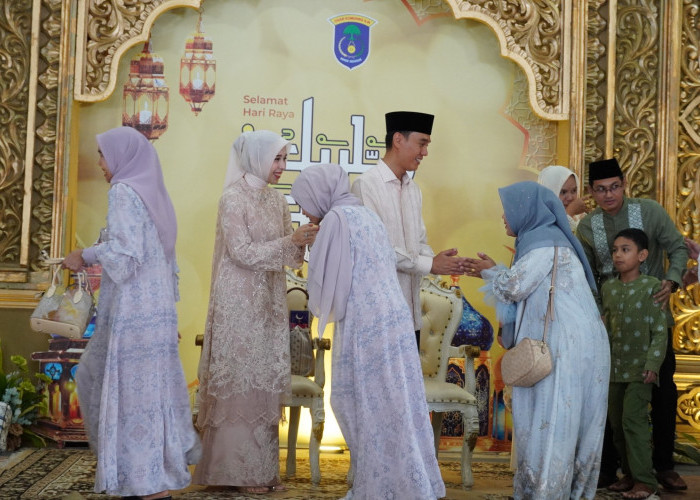Idulfitri Momen Mempererat Solidaritas Antara Pemerintah dan Warga, Bupati OKI Open House 