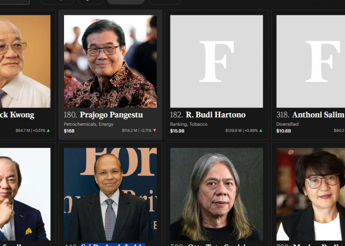 Ini Daftar 10 Orang Terkaya Indonesia 2026 Versi Forbes 