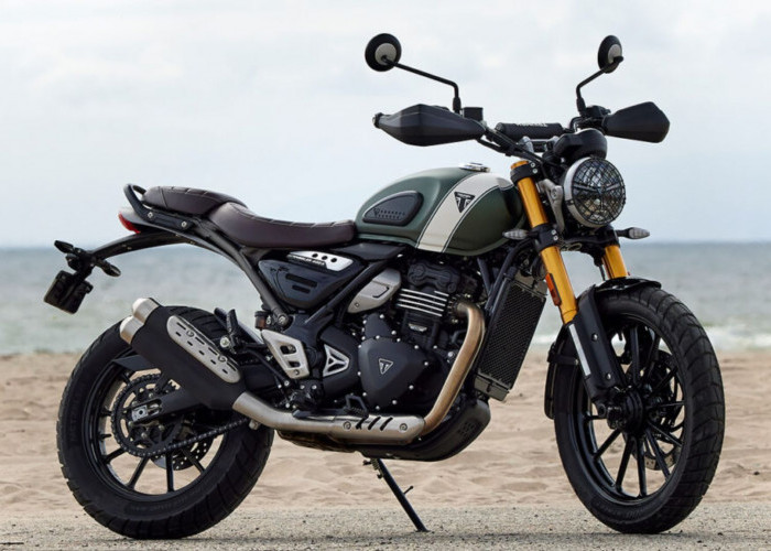 Triumph Scrambler 400X: Motor Scrambler Modern Bergaya Klasik yang Dibekali Mesin 398 Cc Silinder Tunggal