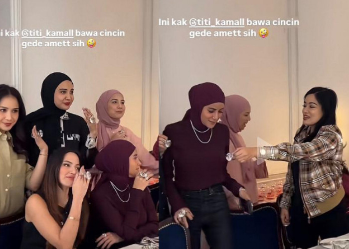 Sindir Artis Siapa? Geng Cendol Pamer Cincin Berlian Super Besar