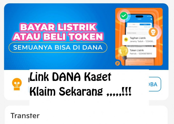 Baru Dibagikan, Ini Link DANA Kaget Tanpa Ribet, Uang Rp100 Ribu Langsung Masuk Dompet Digital