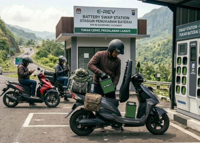Motor Listrik Kini Bisa Jalan Lintas Kota, Ini Daftar Titik Battery Swap dari Jakarta hingga Jawa Tengah