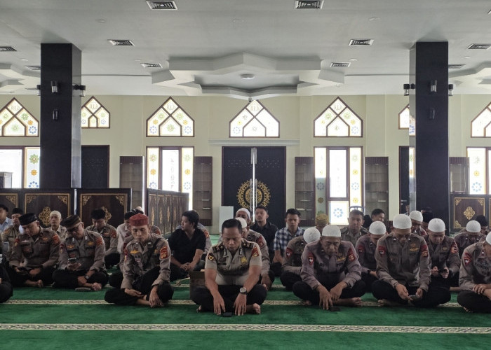 Binrohtal Polda Sumsel Perkuat Iman dan Mental Personel, Dorong Polri Profesional dan Humanis