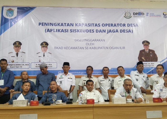 Kegiatan Peningkatan Kapasitas Operator Desa Disoal, Kades di Ogan Ilir Ungkap Sudah Sesuai Permendagri
