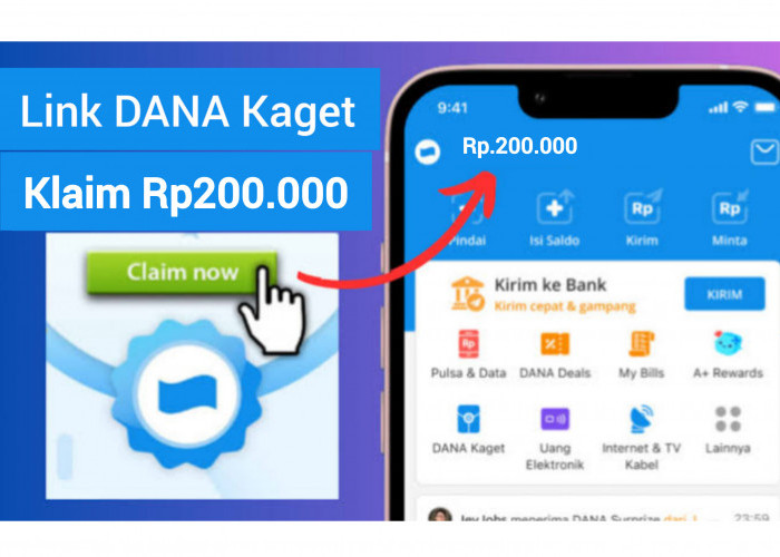 Rebutan Saldo Gratis Senilai Rp200.000 Langsung Klaim Lewat Fitur DANA Kaget!