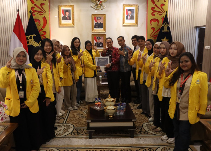 Kenali Praktik Hukum Secara Langsung, Mahasiswa FH Unsri Kunjungi Kanwil Kemenkum Sumsel