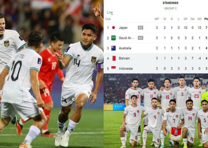 Timnas Indonesia Turun Peringkat ke Posisi 5, Ini Update Lengkap Klasemen Grup C Kualifikasi Piala Dunia 2026