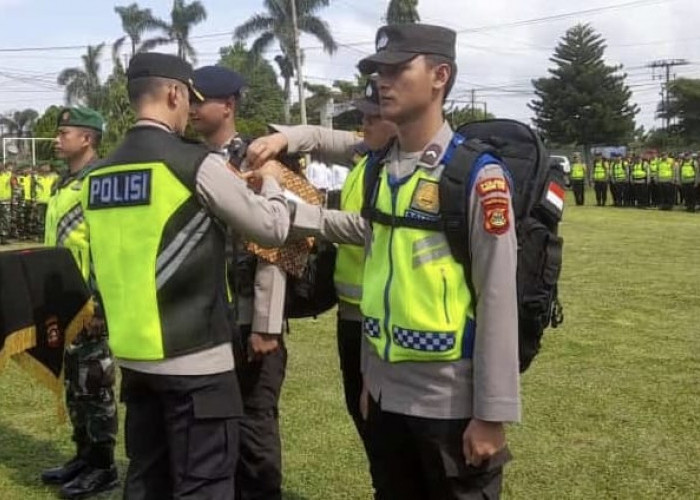 Polres Ogan Ilir Geser 604 Personel ke 1.261 TPS Jelang Hari Pencoblosan Pemilu 2024