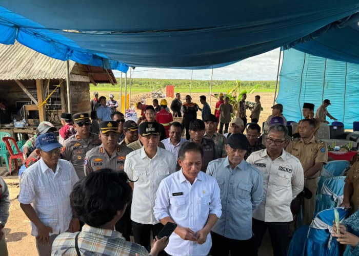 Ke Desa Jadi Mulya Air Sugihan OKI, Menteri LH Cek Percontohan Buka Lahan Tanpa Membakar