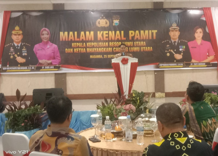Ketua DPRD Utara Hadiri Pisah Sambut Kapolres Utara