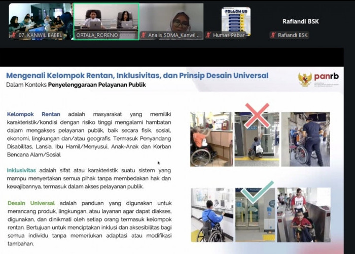 Kanwil Kemenkum Babel Perkuat Pelayanan Ramah Kelompok Rentan, Ini 5 Aspek yang Jadi Sorotan